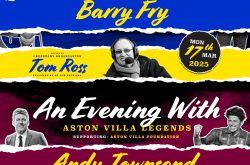 Footballing legends Barry Fry and Andy Townsend return to the Midlands