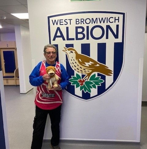 Tony, 75, is supported by Birmingham football club as he reprises year-long charity walking challenge